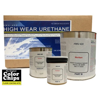 HWU 420 Urethane Clear Coat - Non Yellowing UV Sealer 600+ sq ft