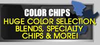 Color Chips epoxy flakes Color Selections