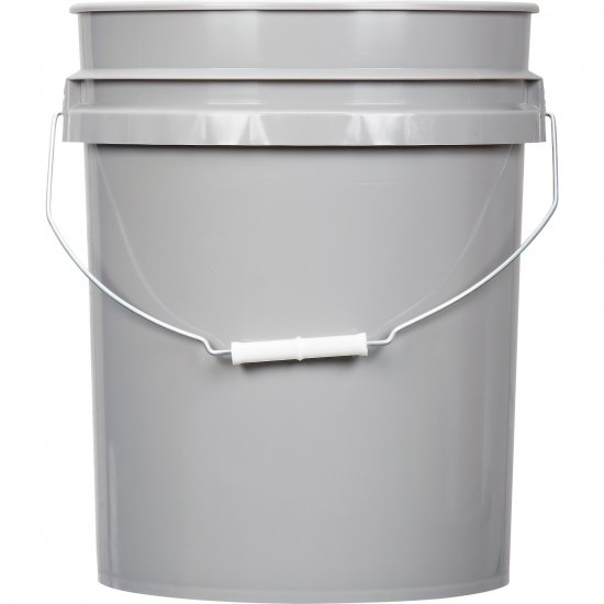 Empty 5 Gallon Plastic Bucket, Gray [PPGRAWX0011/EA] - $7.99 : Original  Color Chips, Epoxy Floor Coating Kits & Decorative Flakes